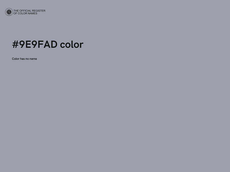 #9E9FAD color image