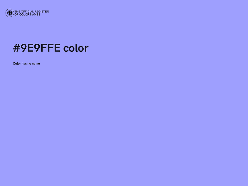 #9E9FFE color image