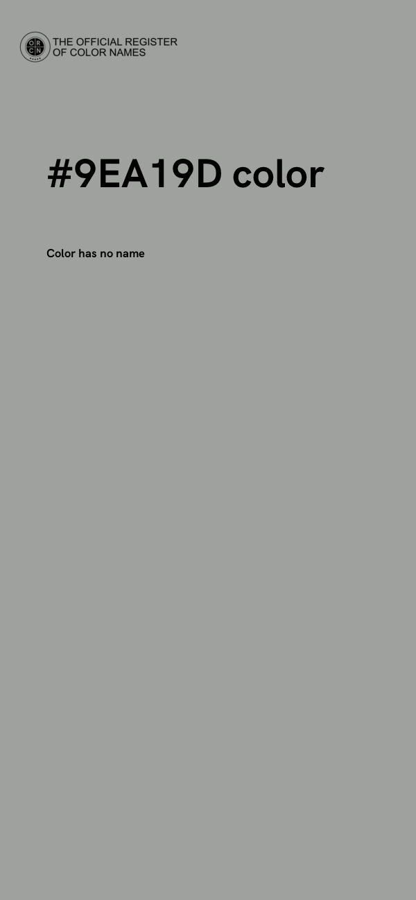 #9EA19D color image