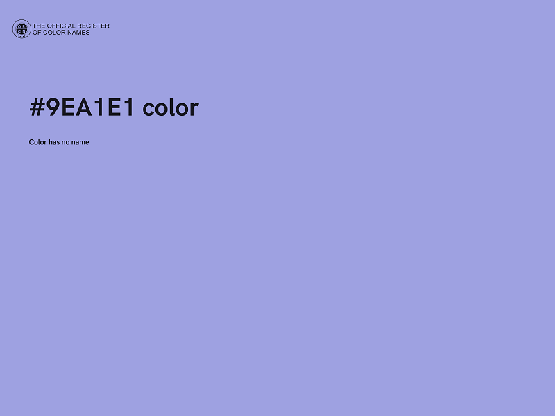 #9EA1E1 color image