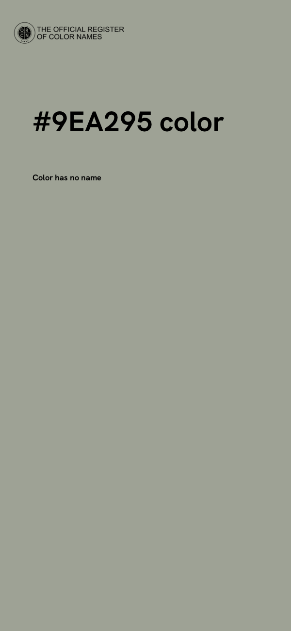 #9EA295 color image