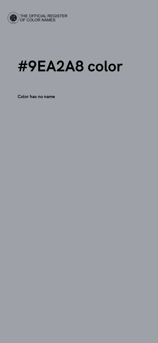 #9EA2A8 color image