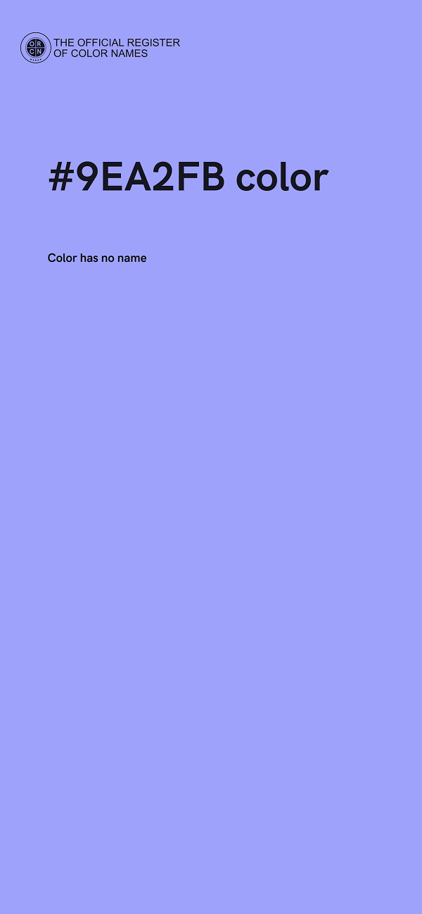 #9EA2FB color image