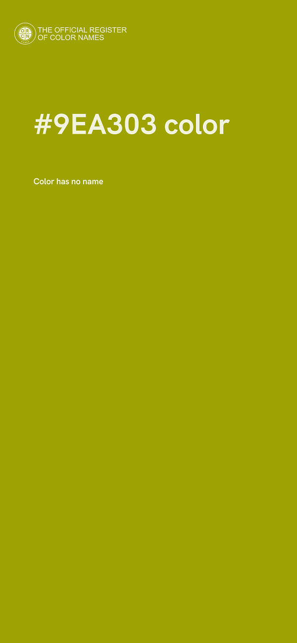 #9EA303 color image