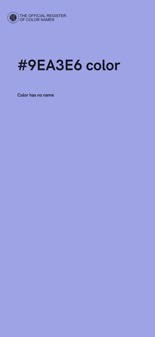 #9EA3E6 color image