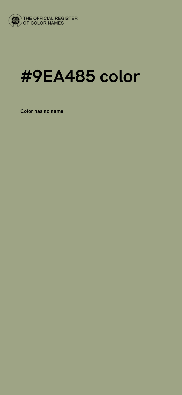 #9EA485 color image