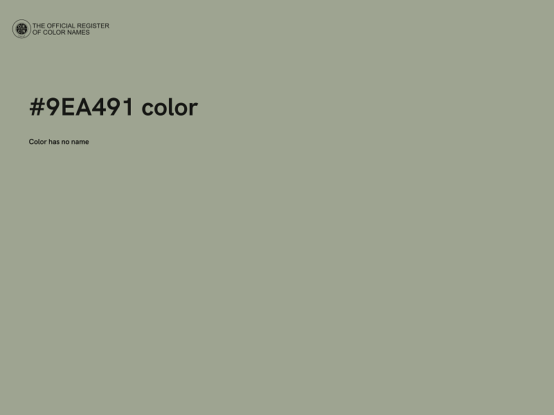 #9EA491 color image