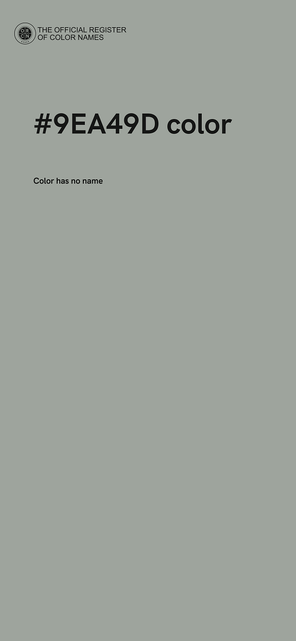 #9EA49D color image
