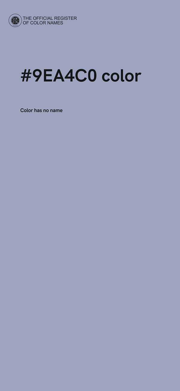 #9EA4C0 color image