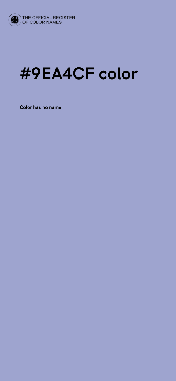 #9EA4CF color image