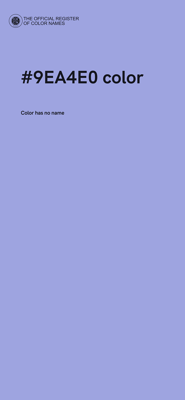 #9EA4E0 color image