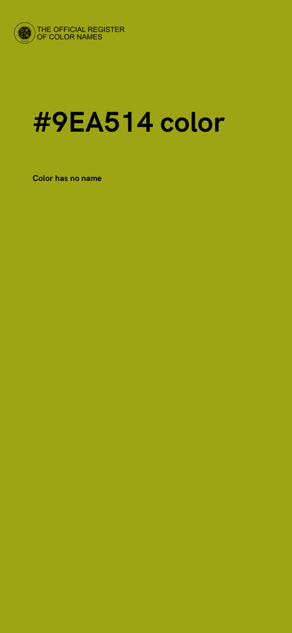 #9EA514 color image