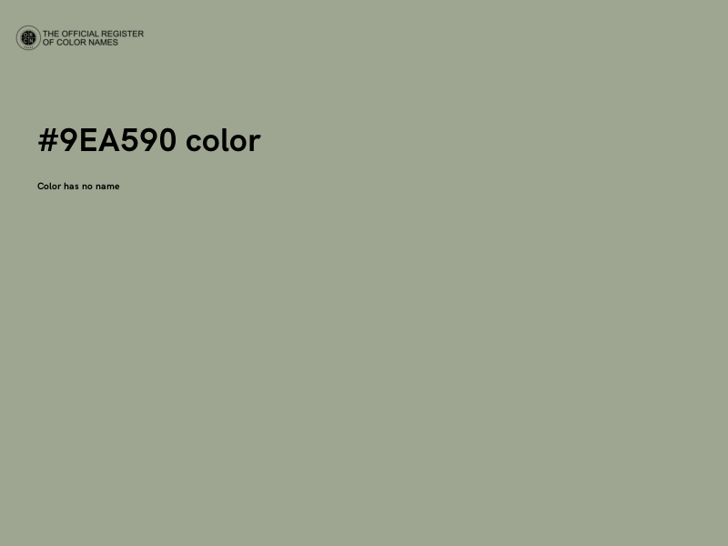 #9EA590 color image