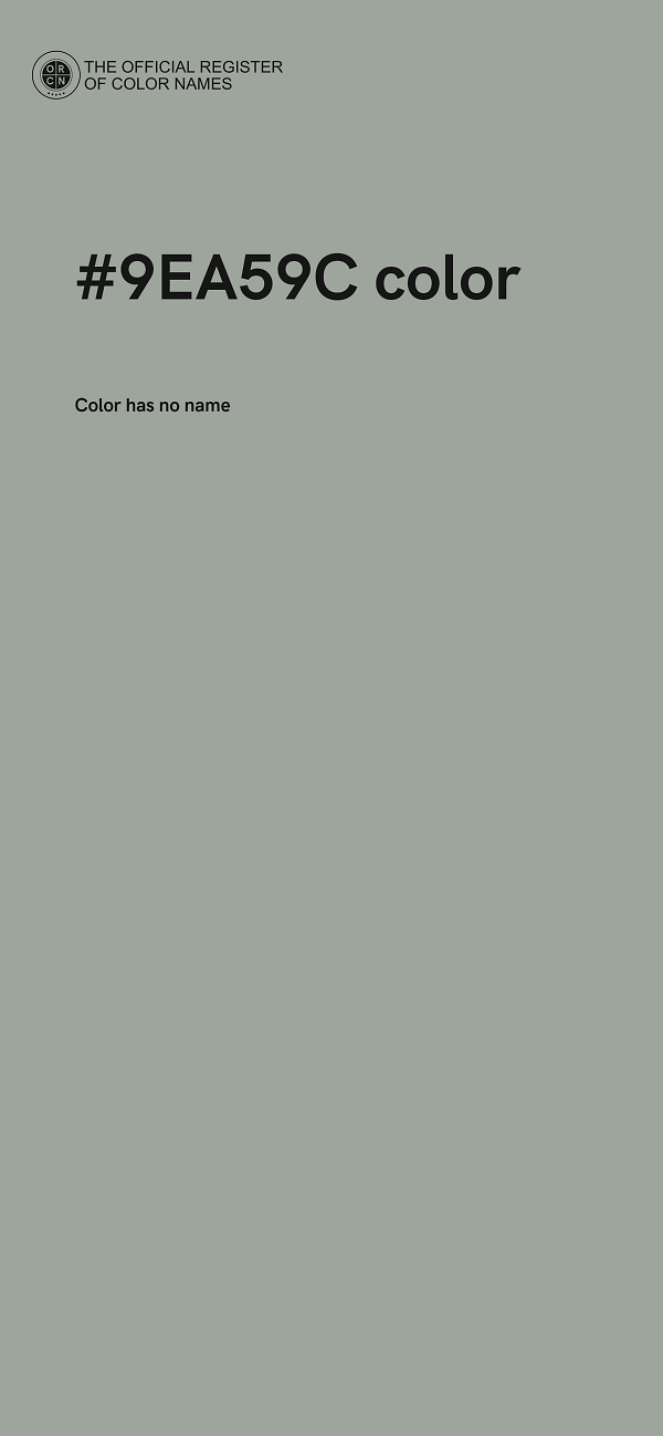 #9EA59C color image