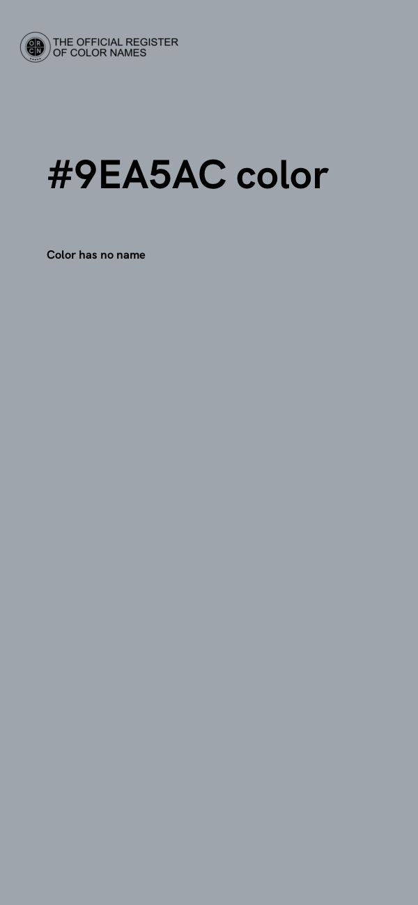 #9EA5AC color image