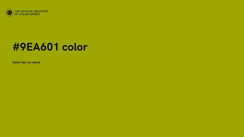 #9EA601 color image