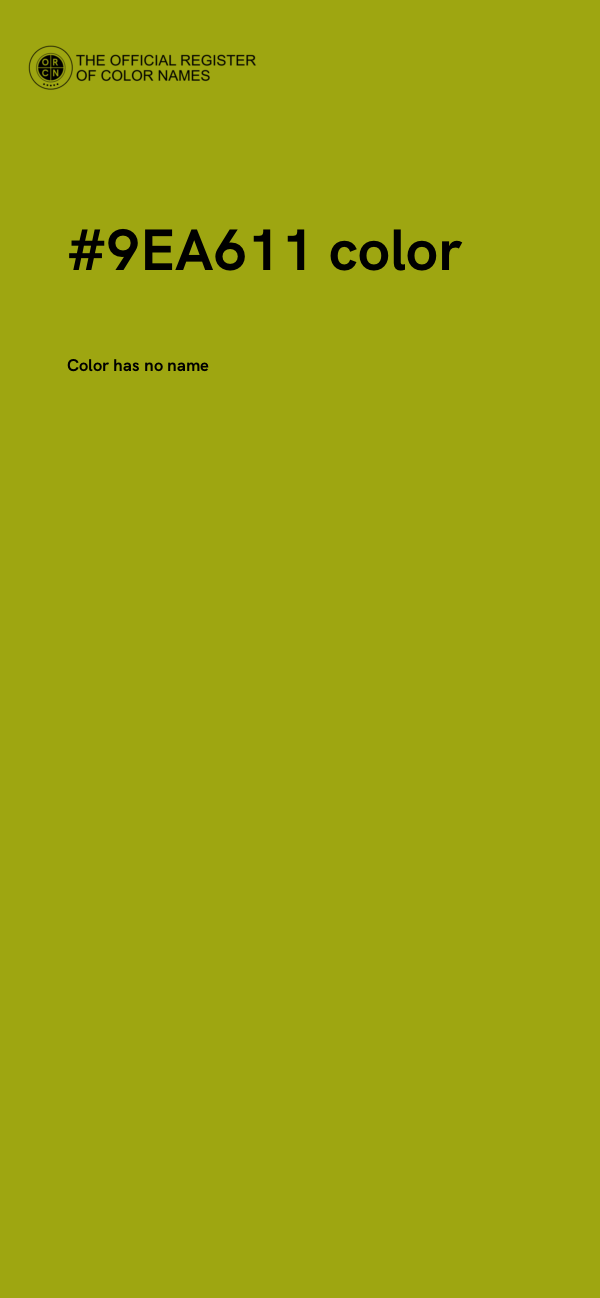 #9EA611 color image