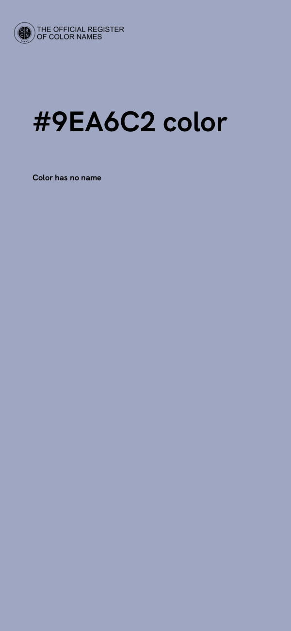 #9EA6C2 color image