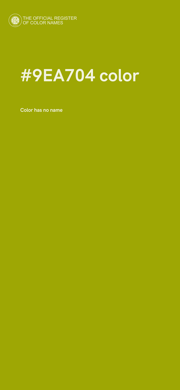 #9EA704 color image