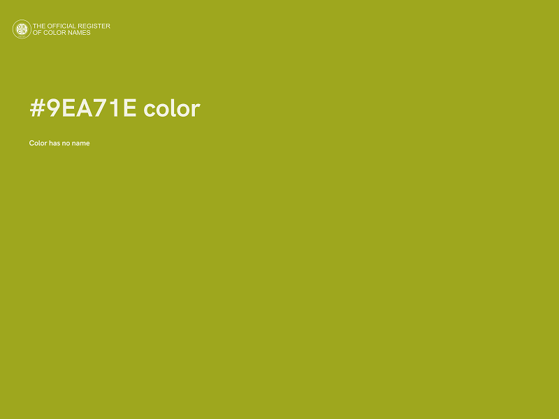 #9EA71E color image