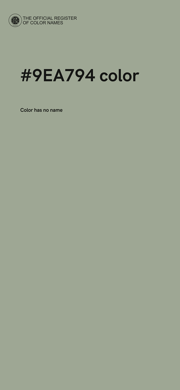 #9EA794 color image