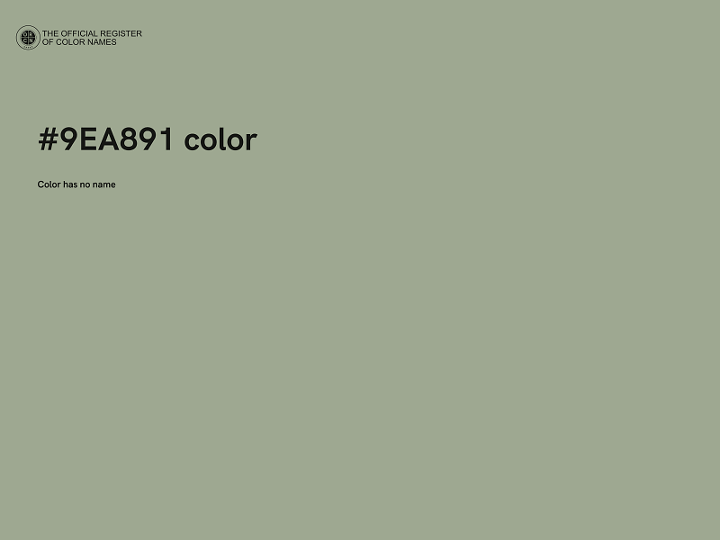 #9EA891 color image