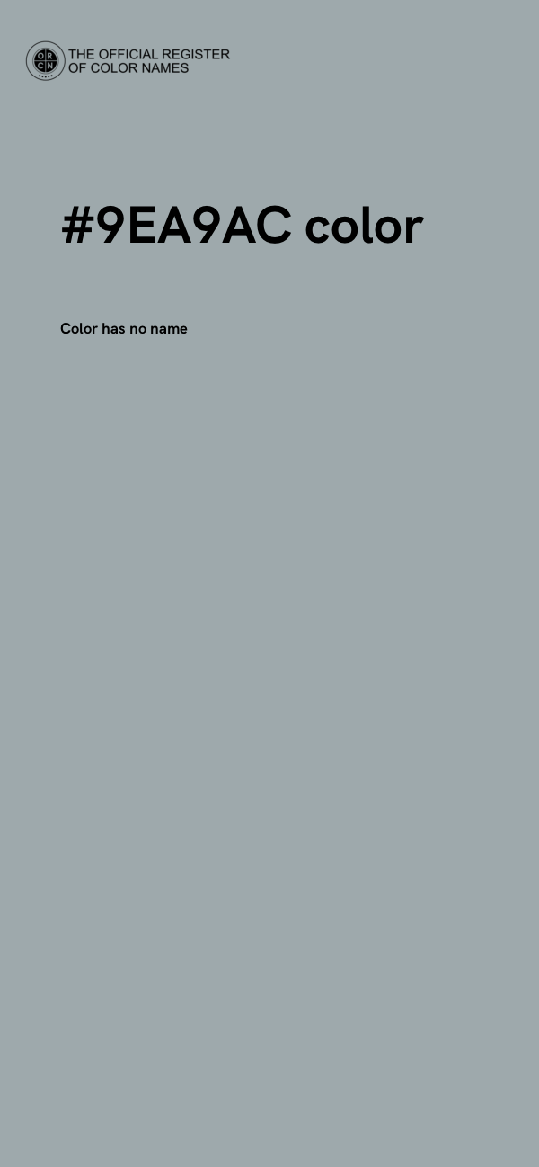 #9EA9AC color image
