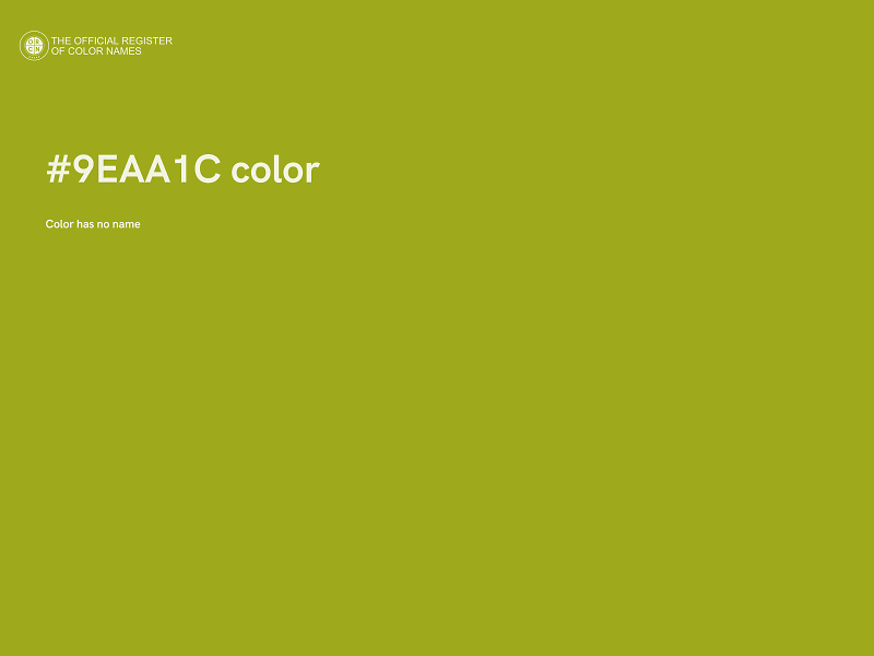 #9EAA1C color image