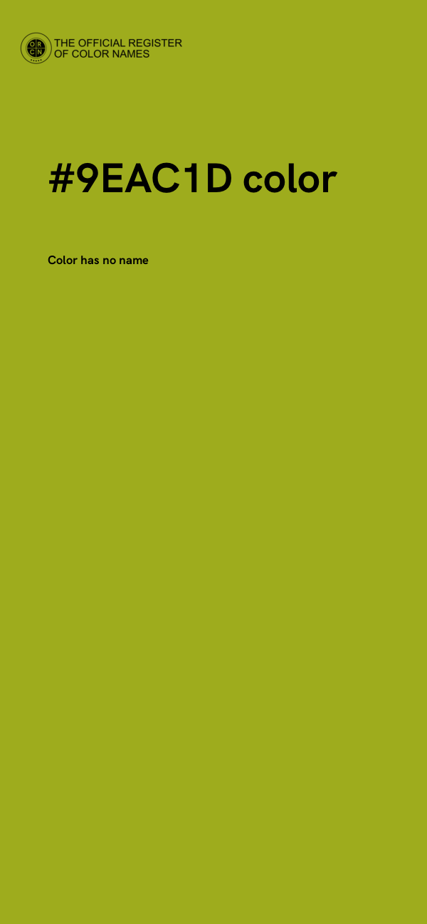 #9EAC1D color image