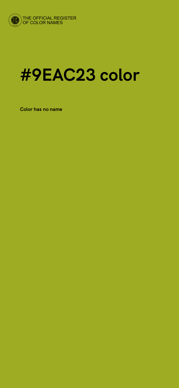 #9EAC23 color image