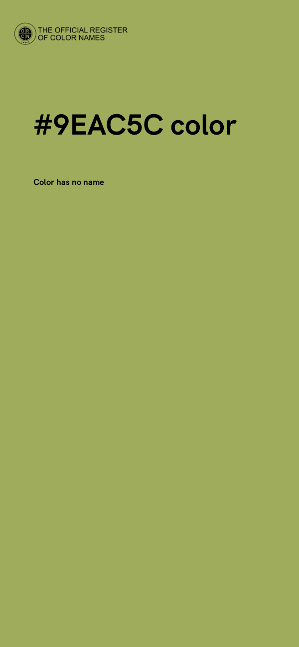 #9EAC5C color image