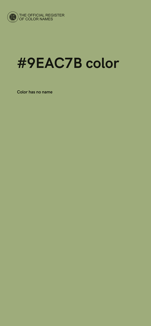 #9EAC7B color image