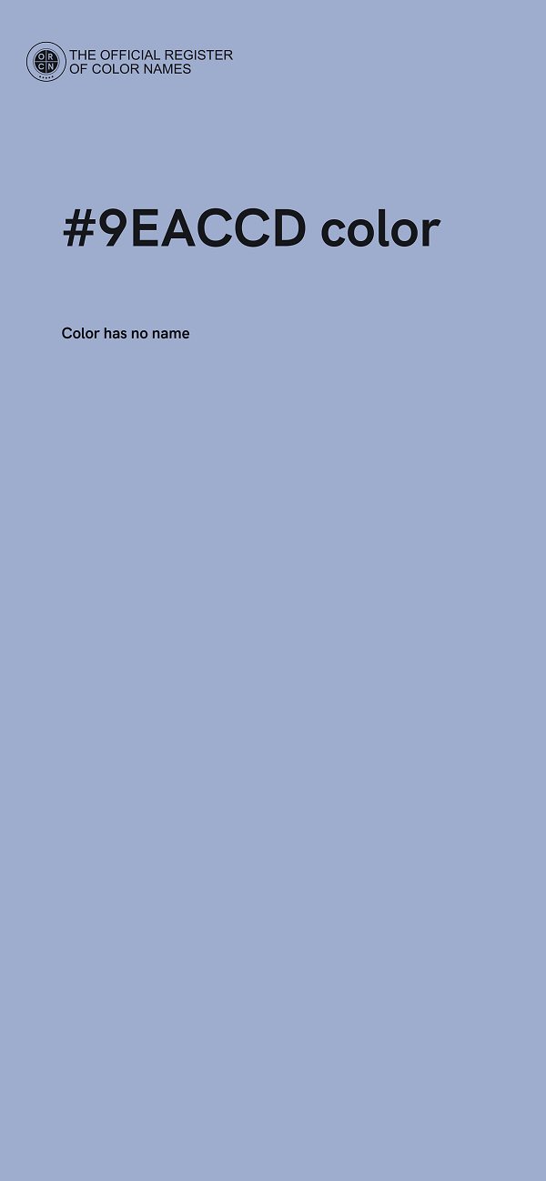 #9EACCD color image