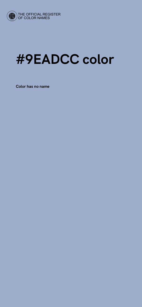 #9EADCC color image