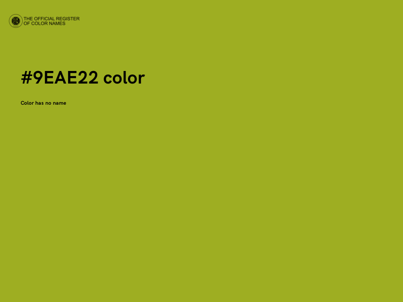 #9EAE22 color image