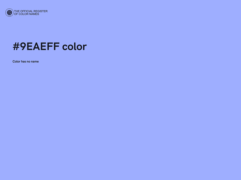 #9EAEFF color image