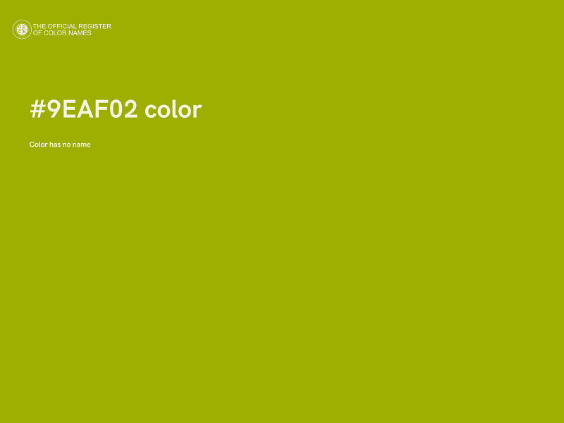 #9EAF02 color image