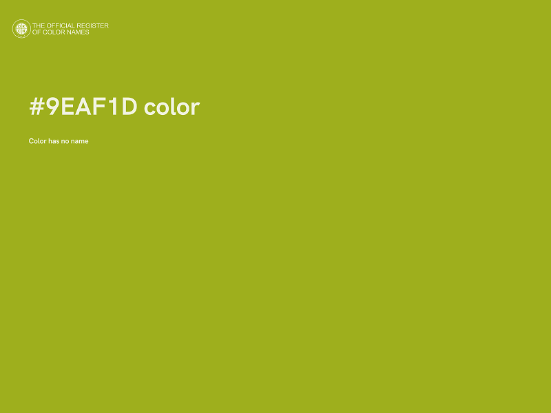 #9EAF1D color image