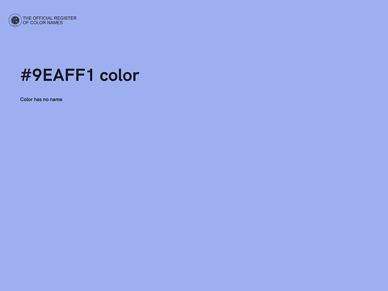 #9EAFF1 color image