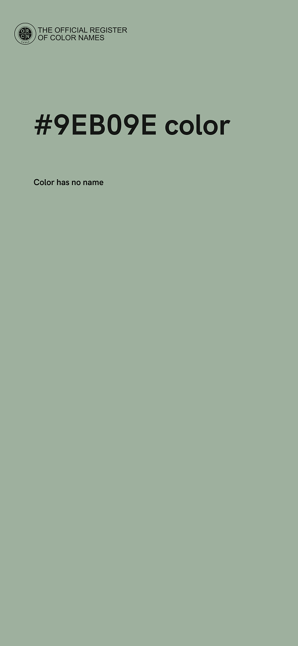 #9EB09E color image