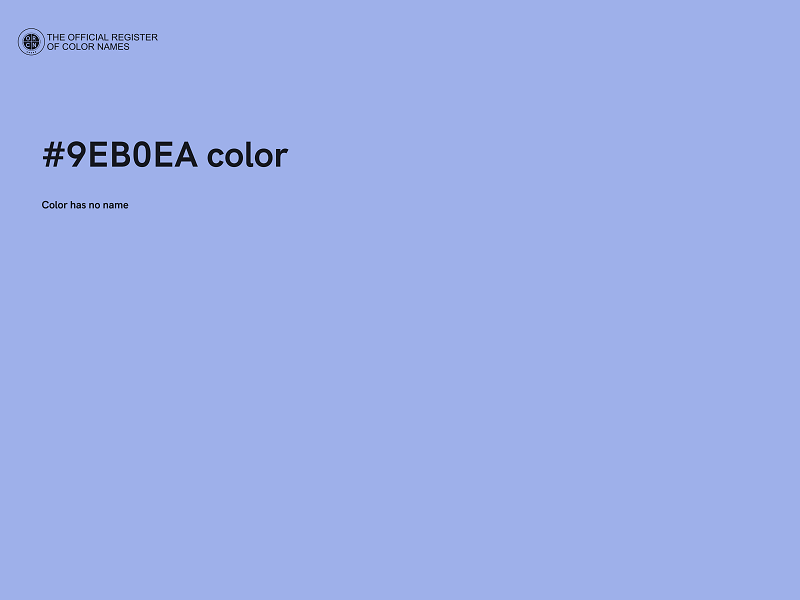 #9EB0EA color image