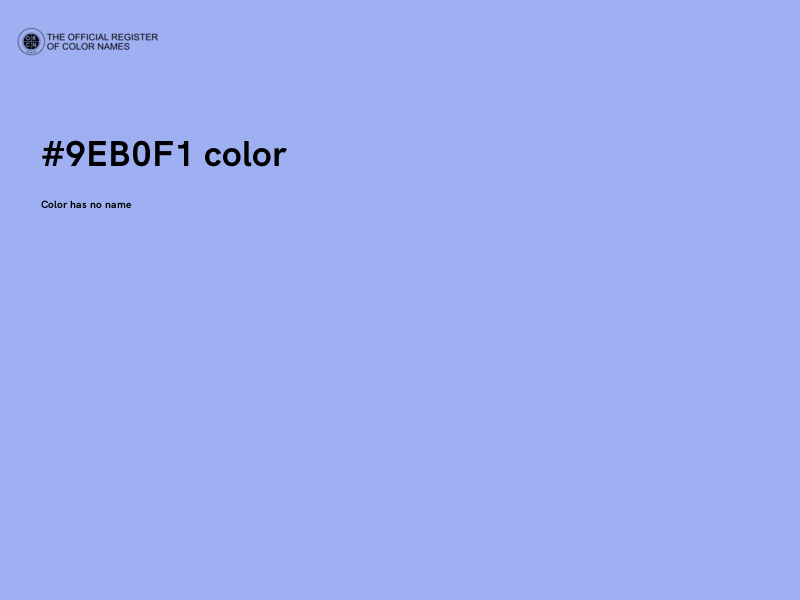 #9EB0F1 color image