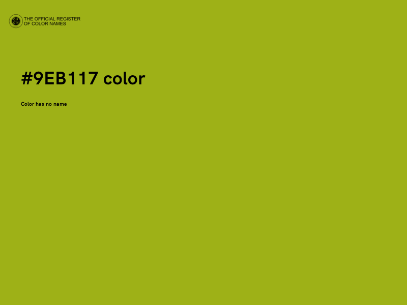 #9EB117 color image
