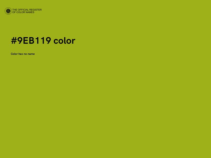 #9EB119 color image