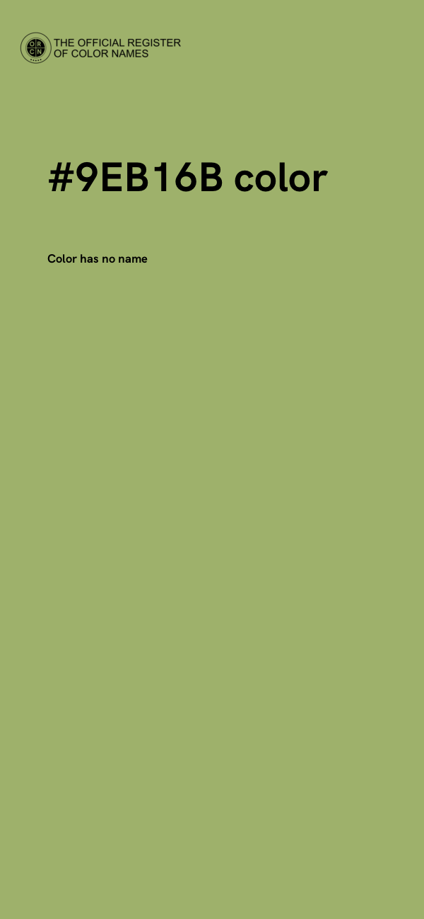 #9EB16B color image