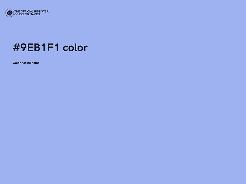 #9EB1F1 color image