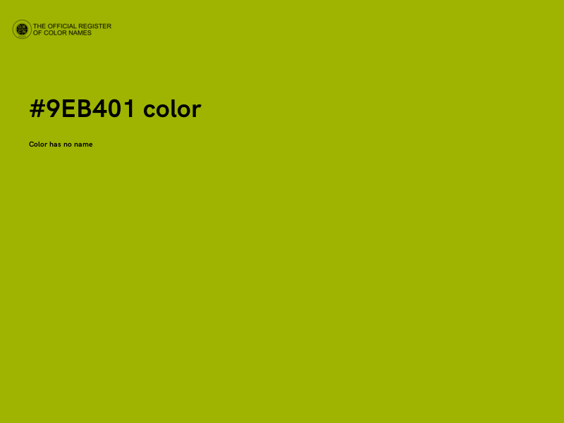 #9EB401 color image