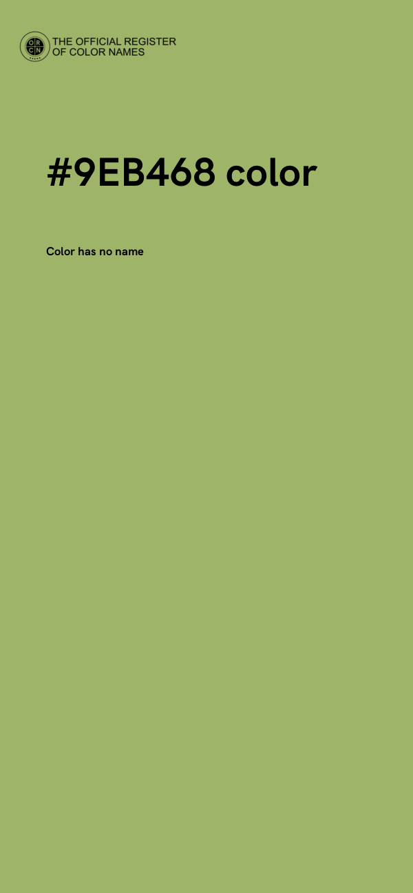#9EB468 color image
