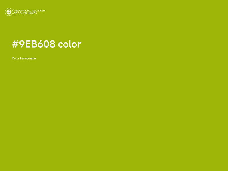#9EB608 color image
