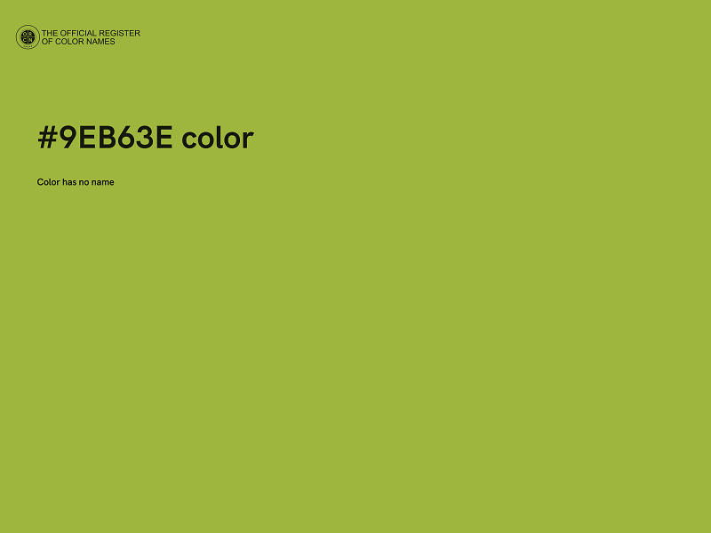 #9EB63E color image